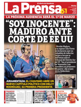Cover of Diario La Prensa