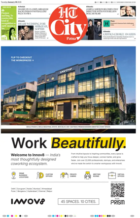 Cover of Hindustan Times (Patna) - Live