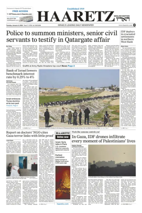 Cover of Haaretz english edition