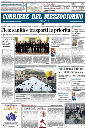 Cover of Corriere del Mezzogiorno (Campania)