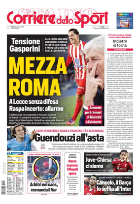 Cover of Corriere dello Sport (Lazio)