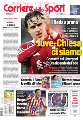 Cover of Corriere dello Sport