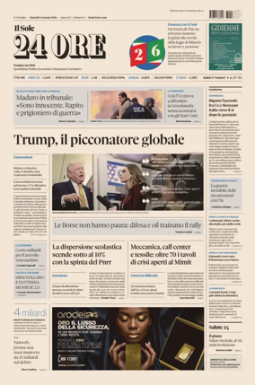 Cover of Il Sole 24 Ore