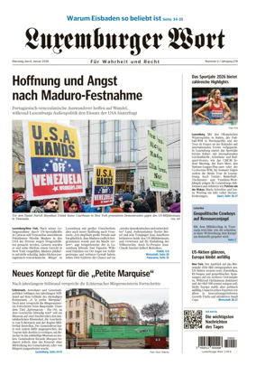 Cover of Luxemburger Wort