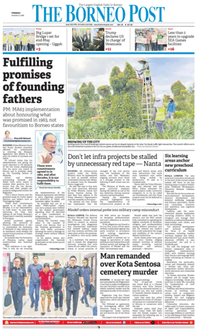 Cover of The Borneo Post