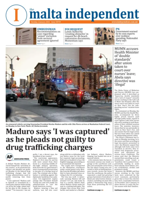 Cover of Malta Independent