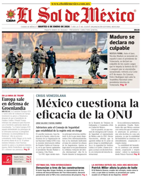 Cover of El Sol de Mexico