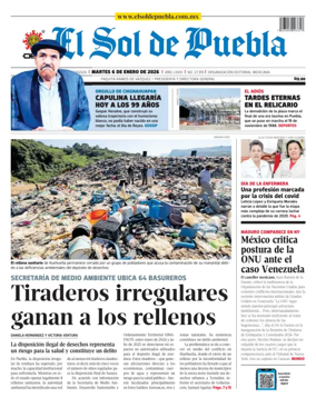 Cover of El Sol de Puebla
