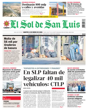 Cover of El Sol de San Luis Potosi