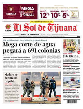Cover of El Sol de Tijuana