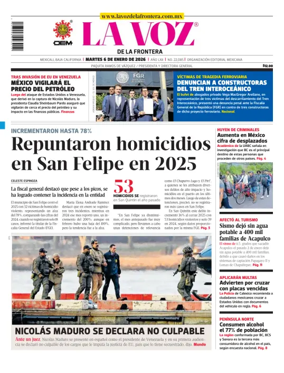 Cover of La Voz de la Frontera