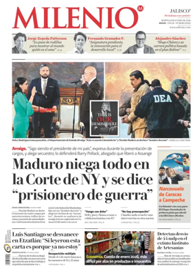 Cover of Milenio Jalisco