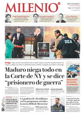 Cover of Milenio Monterrey
