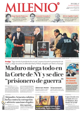 Cover of Milenio Puebla