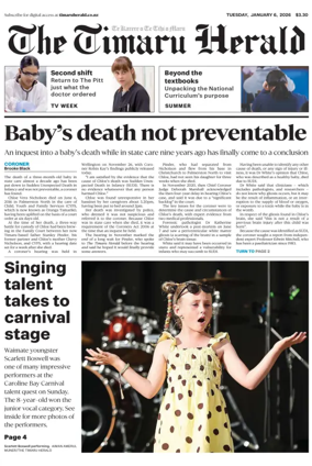 Cover of The Timaru Herald