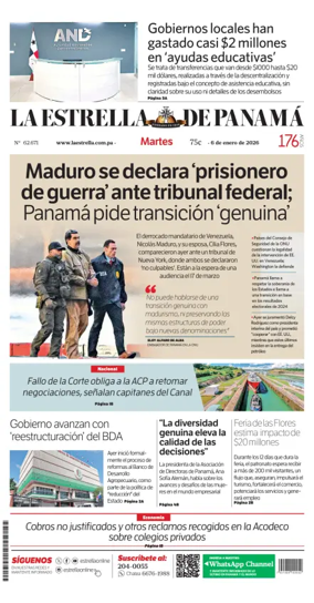 Cover of La Estrella de Panama