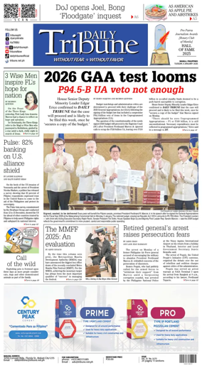Cover of Daily Tribune (Philippines)