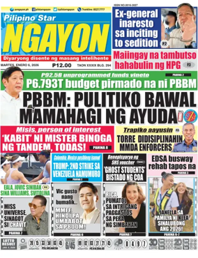 Cover of Pilipino Star Ngayon