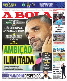 Cover of A BOLA (Portuguese)