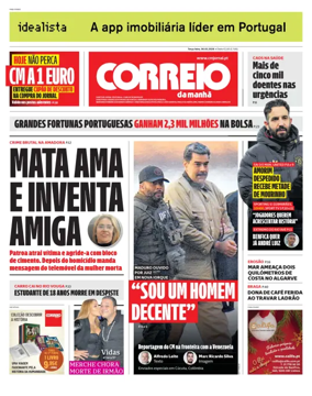 Cover of Correio da Manha