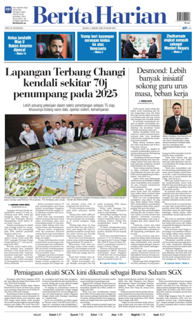 Cover of Berita Harian