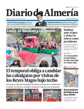 Cover of Diario de Almeria