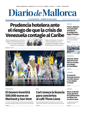 Cover of Diario de Mallorca