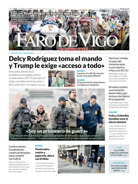 Cover of Faro de Vigo (Pontevedra)