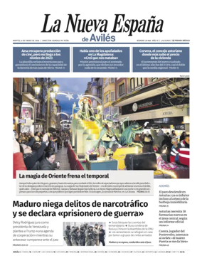 Cover of La Nueva Espana (Aviles)
