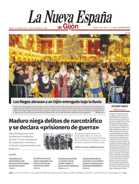 Cover of La Nueva Espana (Gijon)