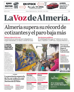 Cover of La Voz de Almeria