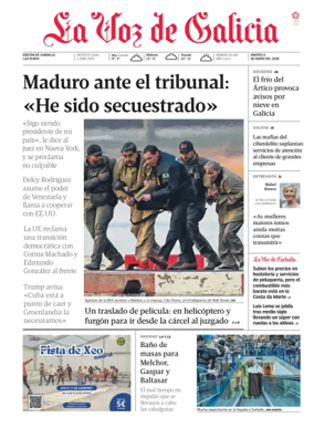 Cover of La Voz de Galicia (Carballo)