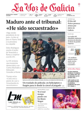 Cover of La Voz de Galicia (Deza)