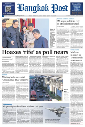 Cover of Bangkok Post