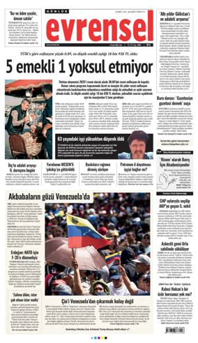 Cover of Evrensel Gazetesi