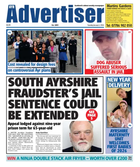 Cover of Ayr Advertiser