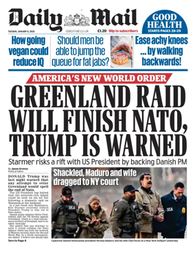 Cover of Daily Mail