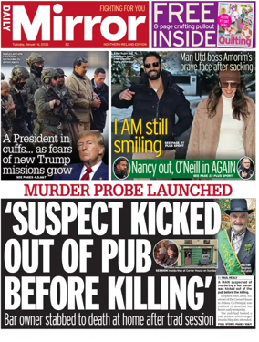 Cover of Daily Mirror (Northern Ireland)