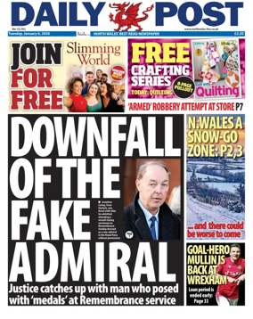 Cover of Daily Post (North Wales)