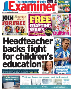 Cover of Huddersfield Daily Examiner