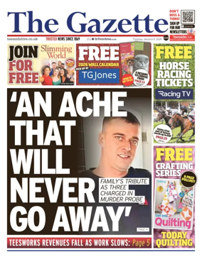 Cover of Teesside Evening Gazette