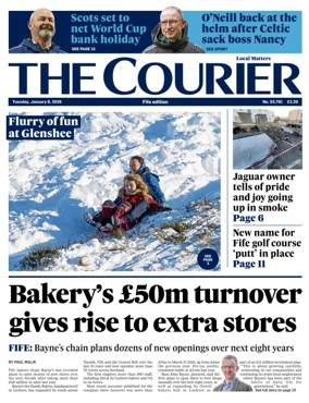 Cover of The Courier & Advertiser (Fife Edition)