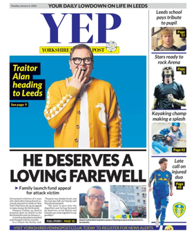 Cover of Yorkshire Evening Post