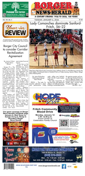 Cover of Borger News-Herald