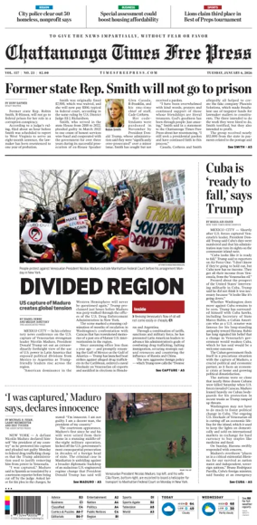 Cover of Chattanooga Times Free Press