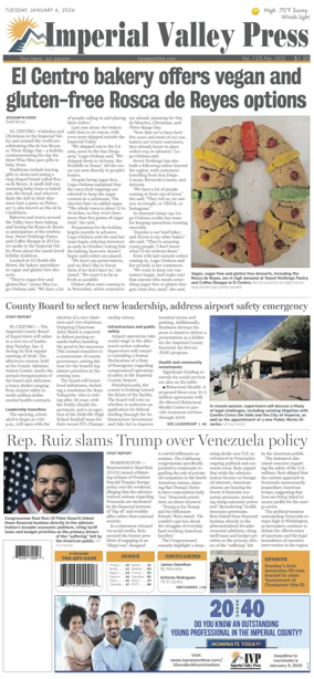 Cover of Imperial Valley Press