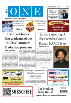 Cover of Observer News Enterprise