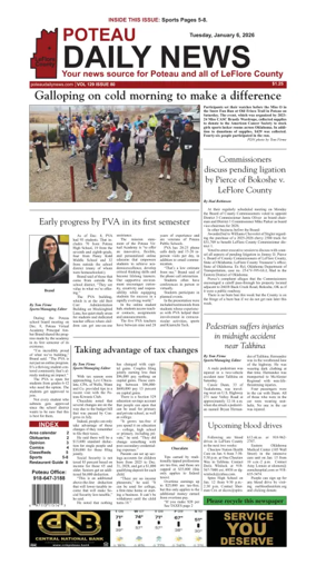 Cover of Poteau Daily News