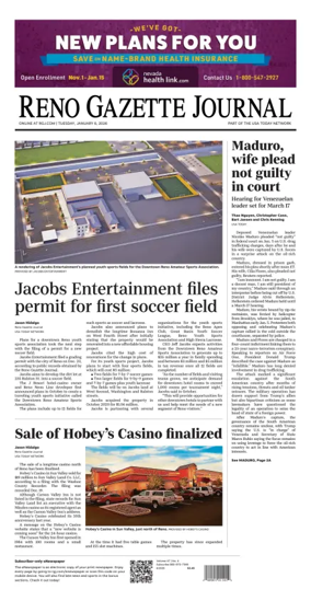 Cover of Reno Gazette Journal