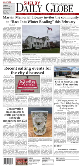 Cover of Shelby Daily Globe